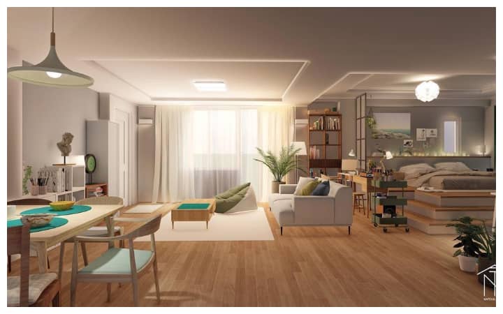 Visual Imagining Of Yoon Na-Bi's Studio By Natcha Design